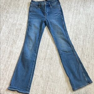 White House Black Market Women's Blue Skinny Flare Jeans